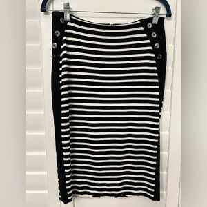 White House Black Market Striped Skirt